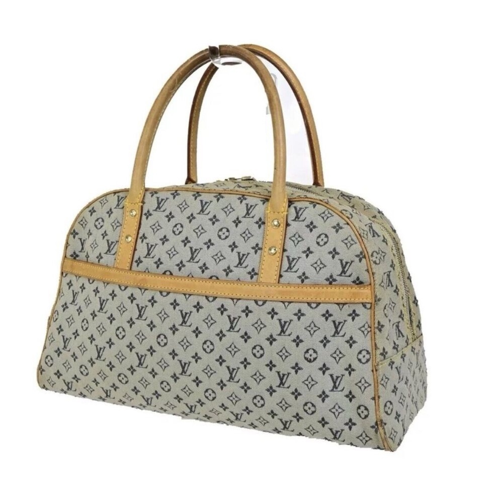 Louis Vuitton Leather Monogram Marie Hand Blue Dome Boston Bag